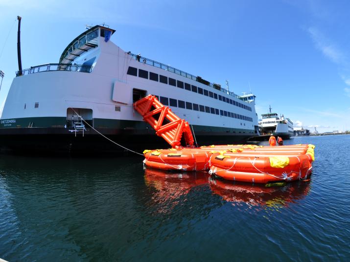 Open reversible liferafts Liferaft Systems Australia