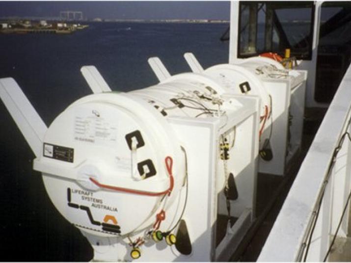 Slide Raft System Mini Slide System (MSS) | Liferaft Systems Australia